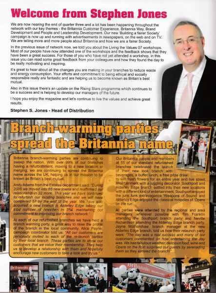 Internal Magazine Article.